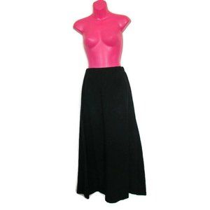 grunge clothes 1990s vintage black goth maxi skirt size small
